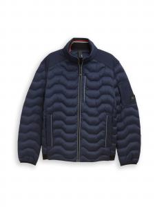 TOM TAILOR Куртка для межсезонья в темно-синем цвете
