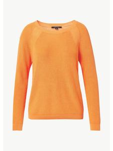 Вязаный свитер в цвете 2236_оранжевый comma