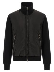 Бомбер из мериносовой шерсти TOM FORD, черный