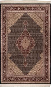 SAFAVIEH Tabriz Herati коллекция ковер, 153 x 214 см, Assorted, ручной работы традиционный Silk & Wool, идеально для помещений с высокой проходимостью в гостиной, спальне (TH4B)