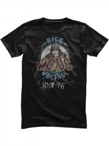 Футболка AC/DC High Voltage Tour 76' T-Shirt черного цвета AC/DC