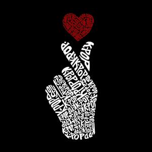 K-Pop — мужская футболка премиум-класса Word Art LA Pop Art