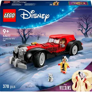 Детский конструктор Lego Cruella De VilВґs Car 43277, красный