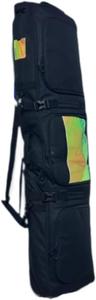 Сумка для хранения сноуборда на колесах со светоотражающим верхом для удобства транспортировки, черная RNXRZANK, Black