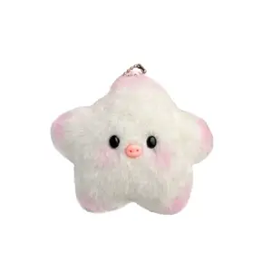 Плюшевый кулон с бантом и звездами высотой 10 см BUDUO