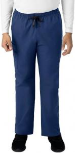 Carhartt Scrubs C55013 Унисекс Force Modern Fit Штаны с эластичным поясом, Navy