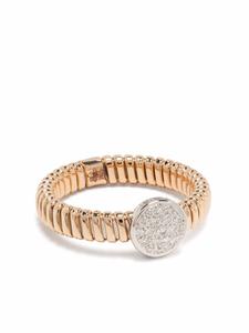 Кольцо из розового и белого золота с бриллиантами Tirisi, розовый