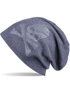 Кепка styleBREAKER, цвет jeansblau meliert