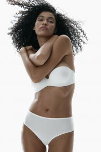 Бюстгальтер-Балконет из микрофибры с подкладкой H&M, белый