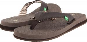 Шлепанцы Yoga Mat Sanuk, коричневый