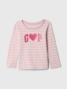 Лонгслив GAP Longsleeve, розовый