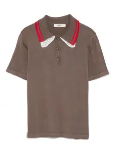 Рубашка поло с коротким рукавом SIEDRES, коричневый