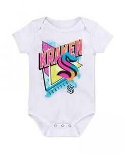 Белый комбинезон Seattle Kraken Full Throttle для новорожденных и младенцев, мальчиков и девочек Outerstuff