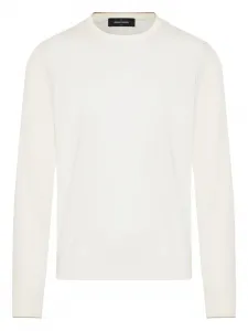 Свитер с круглым вырезом Gran Sasso, белый