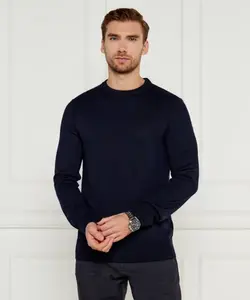 Шерстяной свитер avac_c Regular fit Boss Orange, синий