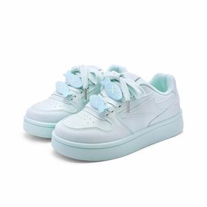 Износостойкие и легкие низкие кроссовки для скейтбординга унисекс 7 SEVFUN, Mint Green (Green Fish)