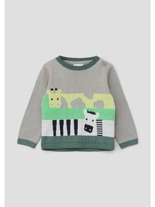 s.Oliver Вязаный свитер цвета 91X1_голубино-серый