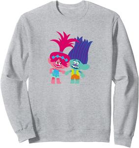 Толстовка «Лучшие друзья троллей», серая Trolls