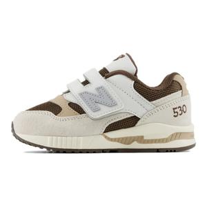 Мид-топы для малышей New Balance, белый/коричневый/светлый хаки