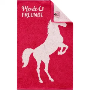 Полотенце для душа Друзья лошадей 100% хлопок Dyckhoff, розовый