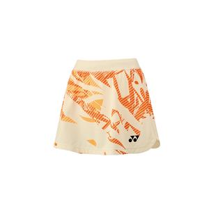 Конкурсная серия повседневная короткая юбка женская YONEX, слоновая кость