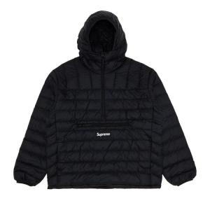 Куртка Supreme Micro Down Half Zip Hooded Pullover, Black