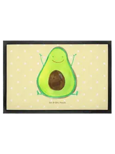 Коврик для ног Mr. & Mrs. Panda, желтый пастельный