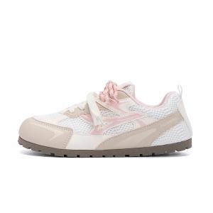 HUANQIU Синтетическая кожа, текстиль, легкие, низкие кроссовки для скейтбординга женские, цвет beige pink