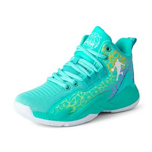 Высокие детские баскетбольные кроссовки для детей TONYBEAR, аква