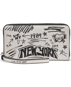 Женский кошелек Bryar с застежкой-молнией DKNY, Marshmallow