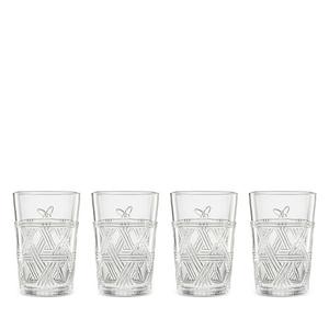 Lenox Butterfly Meadow Высокий стакан, набор из 4 шт, белый