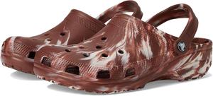 Сабо Унисекс Взрослые Классические Мраморные Клог с Тай-Дай Crocs, мультиколор