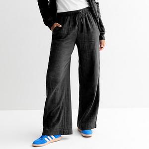 Джинсы Juniors mid rise double gauze So, Black Luxe