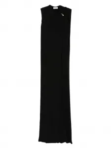 Платье без рукавов с узлами Jean Paul Gaultier, черный