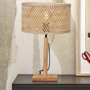 Настольная лампа GOOD&MOJO Java Typ D, бежевый - бамбук - 32 x 38 x 32 см