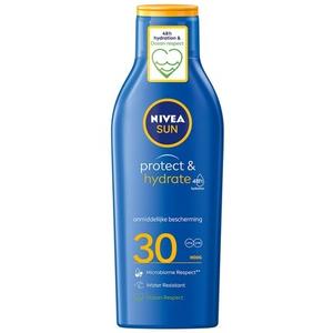 Солнцезащитный лосьон Protect & Hydrate Spf 30, 200 мл, Nivea