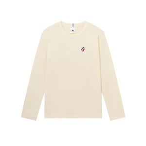 Футболка с длинным рукавом и круглым вырезом унисекс Le Coq Sportif, белый