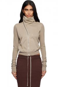 Rick Owens Drkshdw Толстовка с изображением гор Конкордианс, бежевого цвета