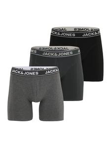 Боксеры Jack & Jones Plus JACBLACK FRIDAY, Dark Grey/Mottled Grey/Black