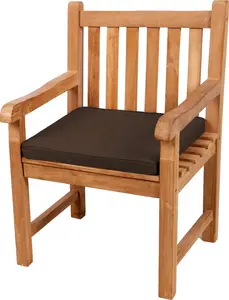 Подушка для сиденья для скамеек, садовых качелей и сидений, гладкая. FK5 (45x45x5, коричневая)