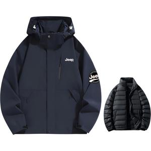 Jeep Куртка Unisex, Navy Blue (with Down Lining)