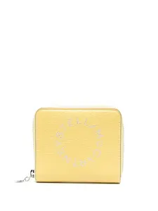 Кошелек на молнии с логотипом STELLA MCCARTNEY, желтый
