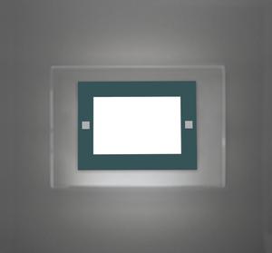 Настенная лампа Lumicom, 6x35x25 см, синий