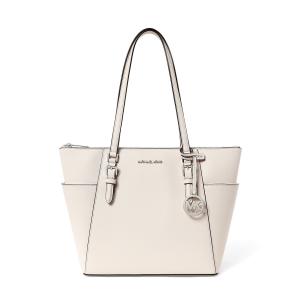 MICHAEL KORS Шарлотт искусственная кожа женская сумка через плечо молочно-белая, Milk White