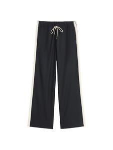 Marc O'Polo Свободные фланелевые спортивные штаны глубокого темно-синего цвета