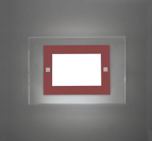 Настенная лампа Lumicom, 6x35x25 см, красный