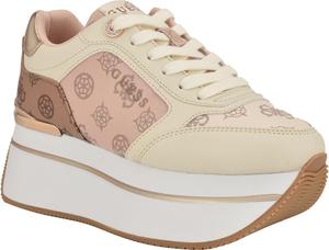 Женские кроссовки Guess Camrio, Light Pink/Brown Logo Multi 680