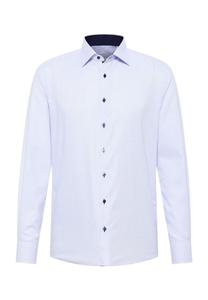 Структурированная рубашка MODERN FIT ETERNA, светло-синий