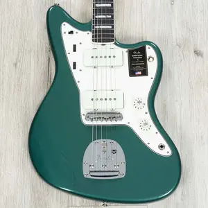 Гитара Fender American Vintage II 1966 Jazzmaster, гриф из палисандра, металлический цвет Sherwood Green