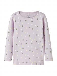 NAME IT Лонгслив 'NMFDOTTIA' в цвете Purple, Lilac